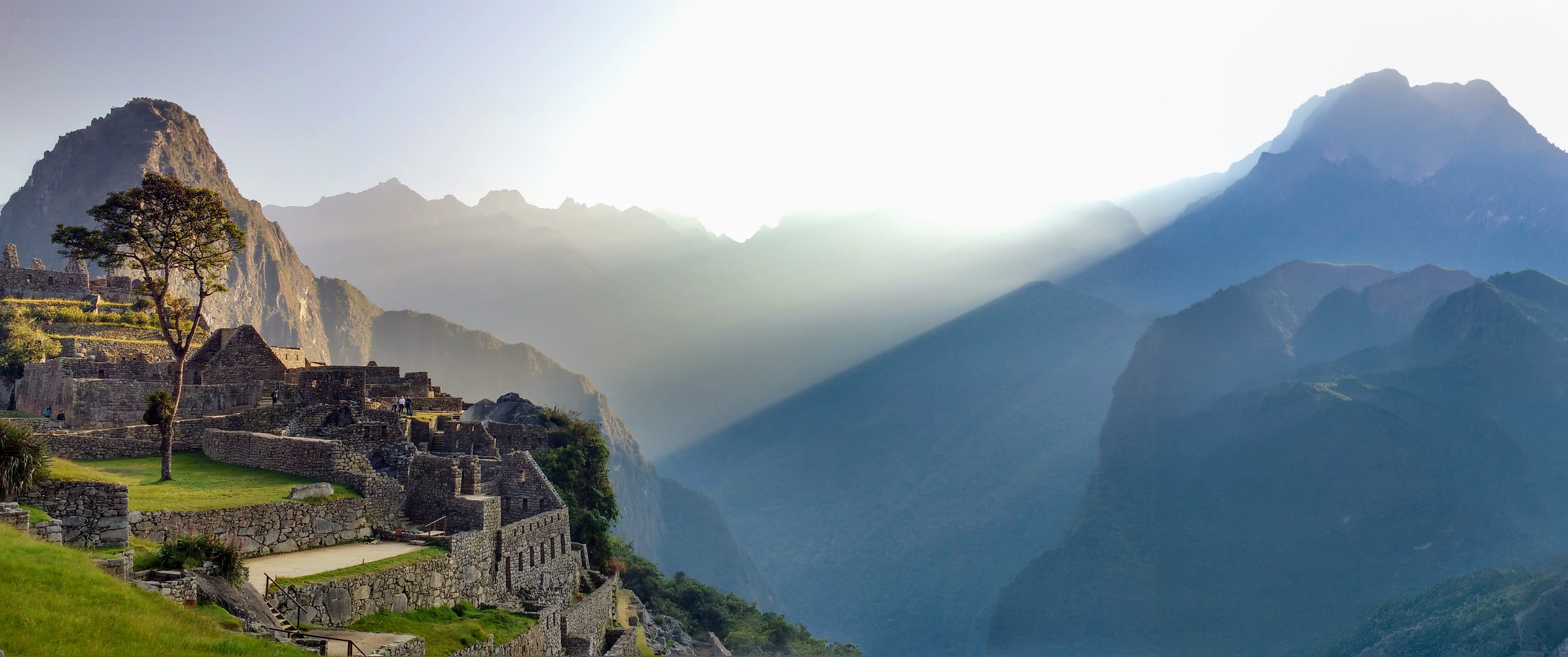 Morning landscape in Machu Picchu